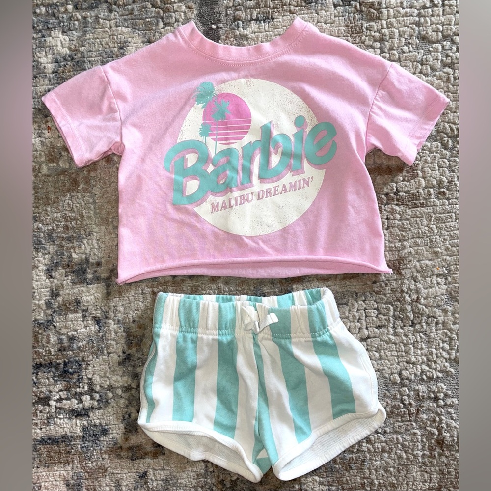 Barbie outfit set size 18 months